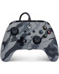 Controller PowerA - Enhanced, cu fir, pentru Xbox One/Series X/S, Arctic Camo - 1t